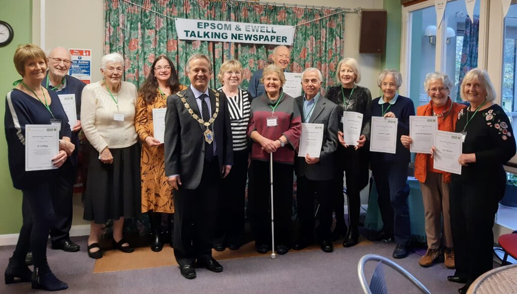 Mayor Clive Woodbridge with Mayoress and EETN Chair Judy Sarssam with award recipients 